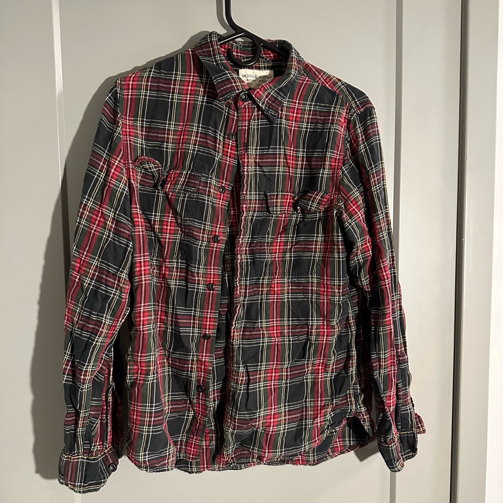 Denim & Supply Ralph Lauren Men’s Plaid Brushed Camp Workshirt